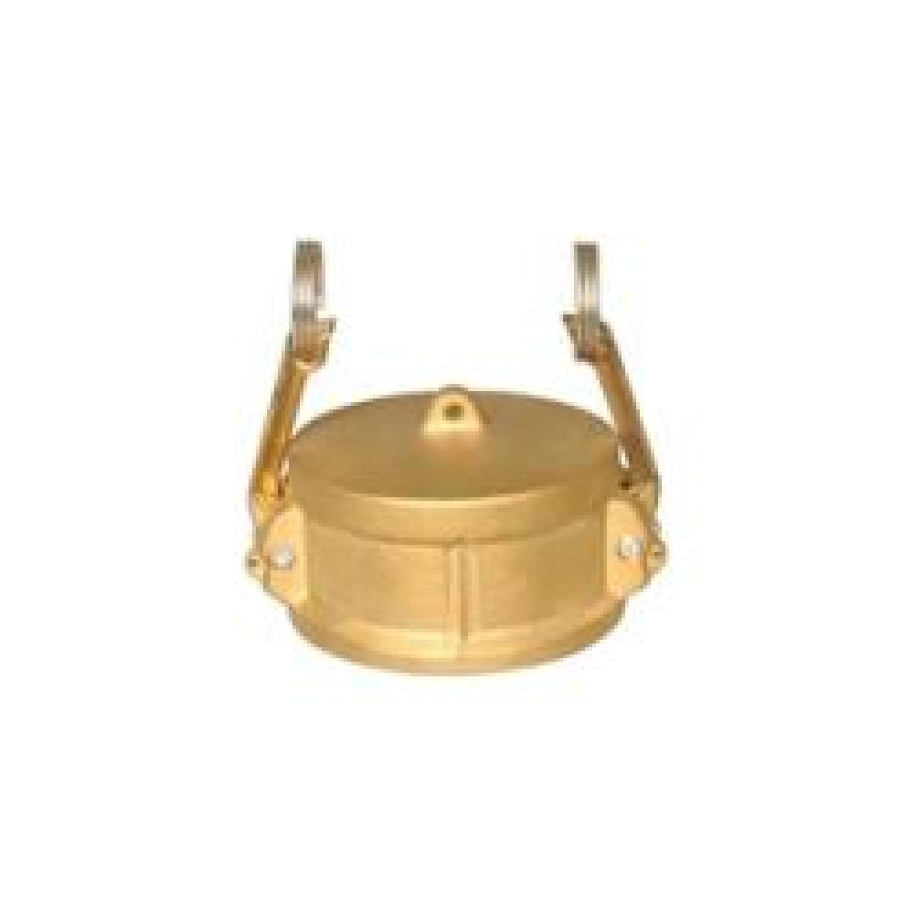 CAP DUST GRV AND CAM 1/2IN TYPE DC BRS