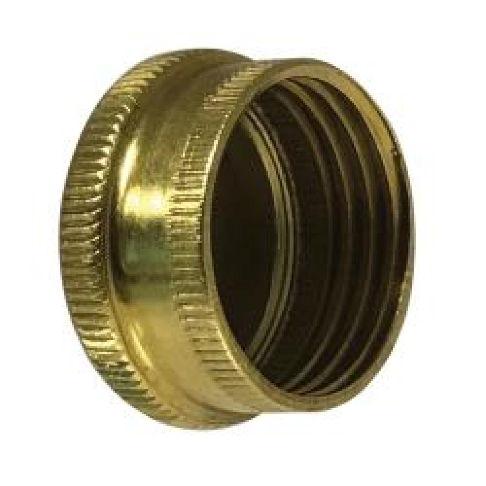 CAP 3/4IN FGH BRS 3/4-11-1/2 GARDEN HOSE