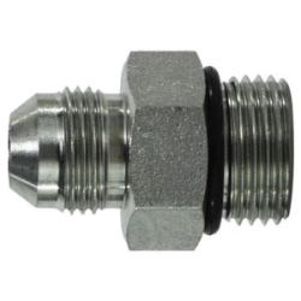 CONNECTOR STR 3/4IN 37 DEG JIC MFLRD STL