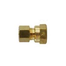 Buchanan 700066-0406P65 - COUPLING 1/4IN COMPRESSION 3/8IN FPT BRS