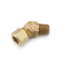 Buchanan 700095-0402 - ELBOW 45 DEG 1/4IN COMPRESSION 1/8IN BRS