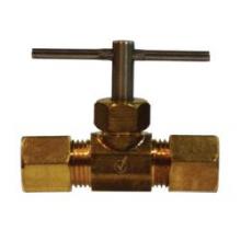 Buchanan 709106-04 - VALVE NDL 1/4IN COMPRESSION BRS