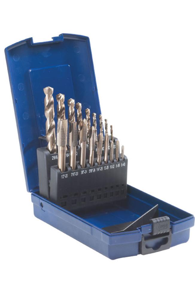 18 PCS SST PWR TAP/ NF & SST DRILL SET