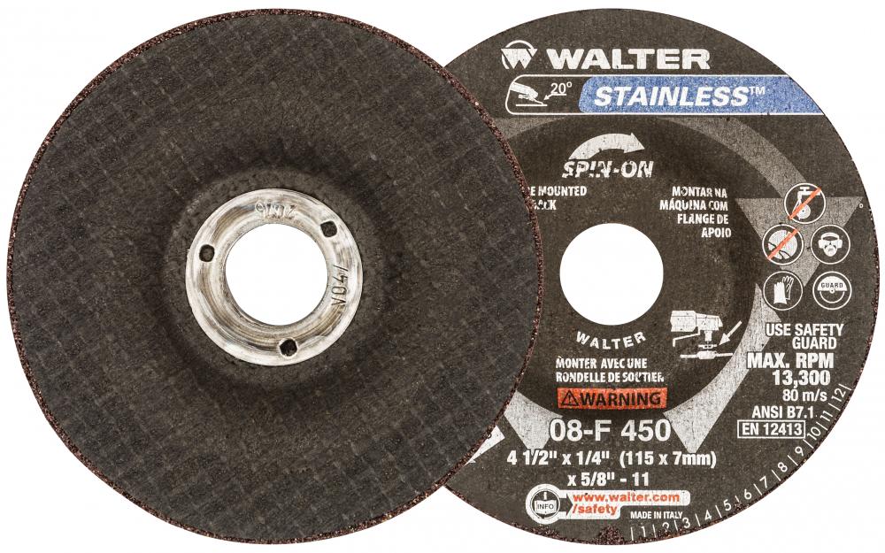 4-1/2X1/4 A30SS SPIN-ON WHEELS
