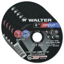 Walter Surface 11T042V - 4-1/2 X 3/64 ZIPCUT WHEELS (PCK 5)