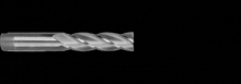 Clarkson-Osborn Tools Ltd. MC34006 - 3/32 X 1/4 THREADED SHANK COBALT LONG SERIES END MILL