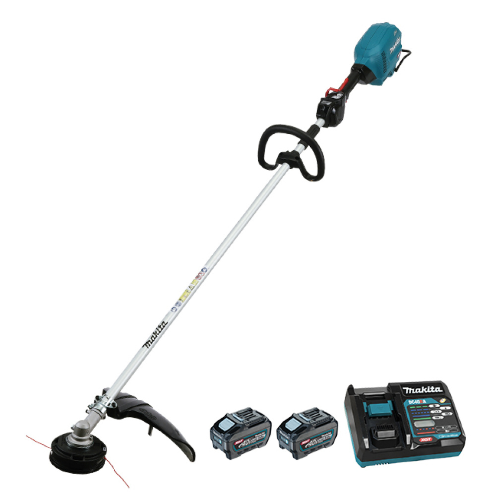 40Vmax XGT Brushless 17-3/4&#34; Line Trimmer, 5.0Ah x2Kit