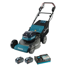 Makita LM002GT201 - 40Vmax XGT Brushless 21" Self-Propelled Lawn Mower, 5.0Ah x2Kit