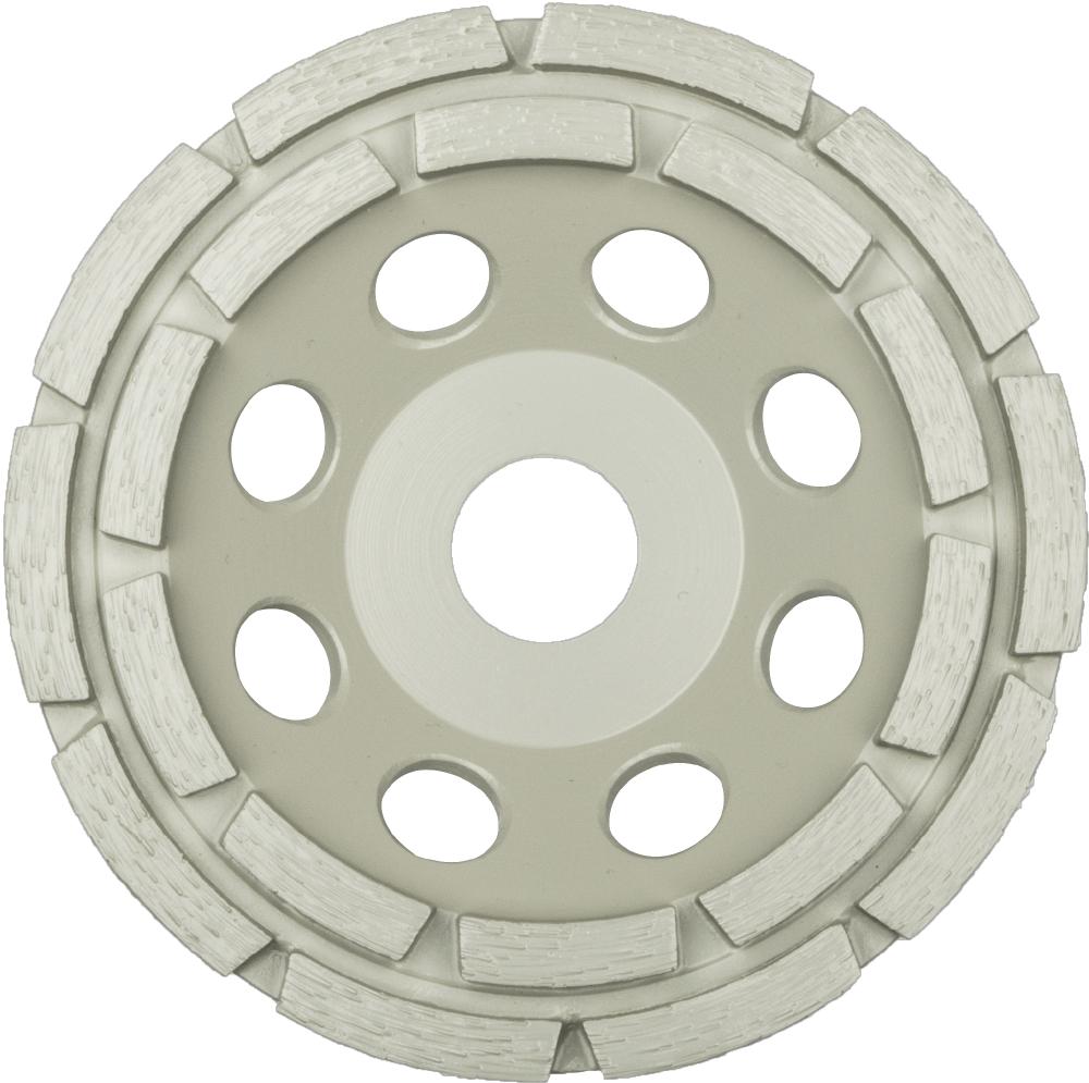 DS 600 A Diamond cup grinding wheel, 7 x 5/16 x 7/8 Inch 22 segments 7,8 x 5,3 mm, two-rowed