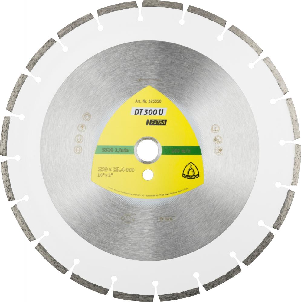 DT 300 U diamond cutting blades, 14 x 7/64 x 1-3/16 Inch 20 segments 50,1 x 2,8 x 7 mm, standard ser
