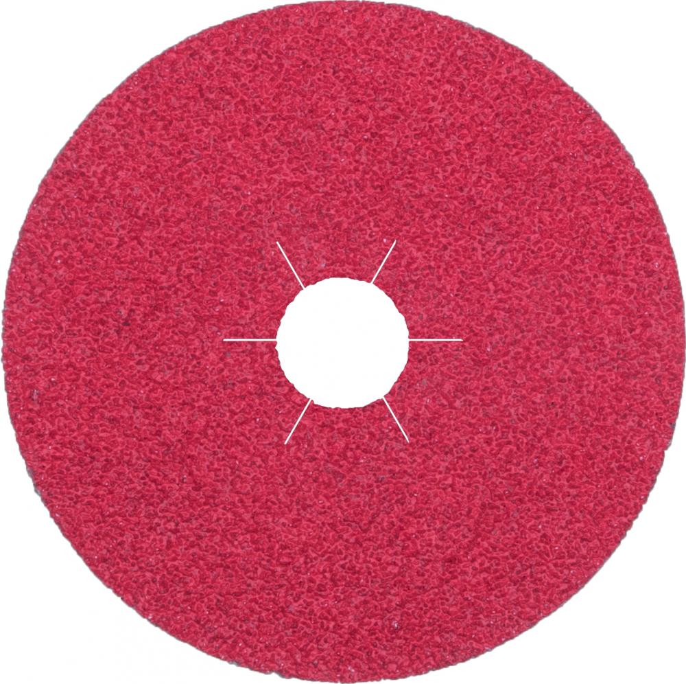 FS 964 fibre discs ceramic, 7 x 7/8 Inch grain 80 star shaped hole