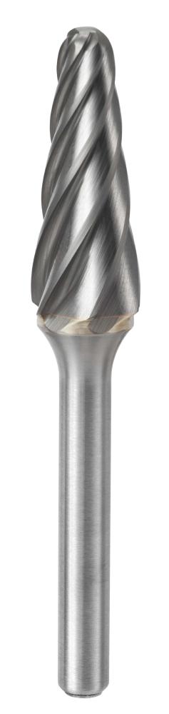 SL-NF carbide burrs, 1/2 x 1-1/8 x 1/4 Inch double serration