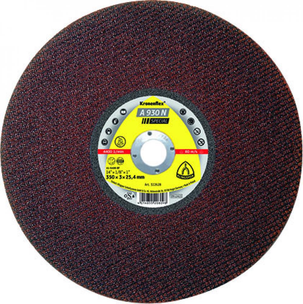 A 930 N large cutting-off wheels, 14 x 1/8 x 1 Inch flat