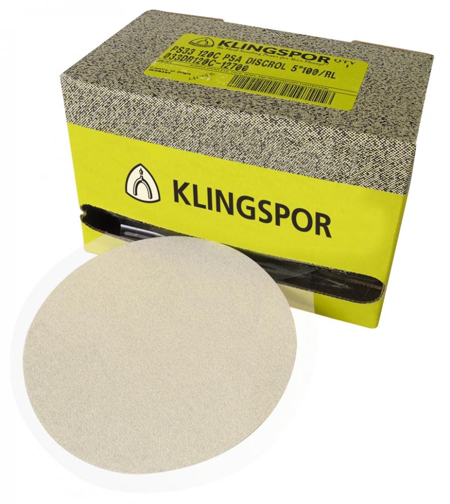 PS 33 CS discs self-adhesive, 6 Inch grain 60 disc roll no hole