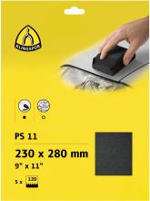Klingspor Inc 241790 - PS 11 A Coated Abrasive Sheets waterproof, 9 x 11 Inch grain 240, D.I.Y.-packaged with tab
