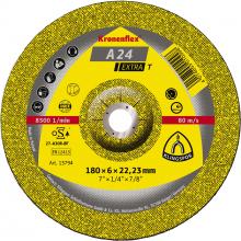 Klingspor Inc 13445 - A 24 EX-T grinding discs, 7 x 5/16 x 7/8 Inch depressed centre