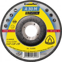 Klingspor Inc 310902 - A 30 M grinding discs, 7 x 1/4 x 7/8 Inch depressed centre