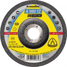 Klingspor Inc 322183 - A 980 TZ cutting-off wheels, 5 x 1/32 x 7/8 Inch depressed centre