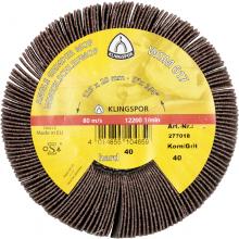 Klingspor Inc 280238 - WSM 617 abrasive mop wheels LS 309 X, 5 x 3/4 Inch grain 80 thread 5/8"