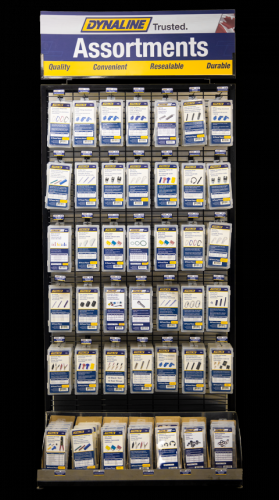 Assortments End Cap Display 36&#34; x 72&#34; + Header Sign (15&#34;) - 3 pieces