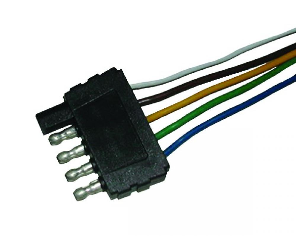 5 Pole Flat Male Connector