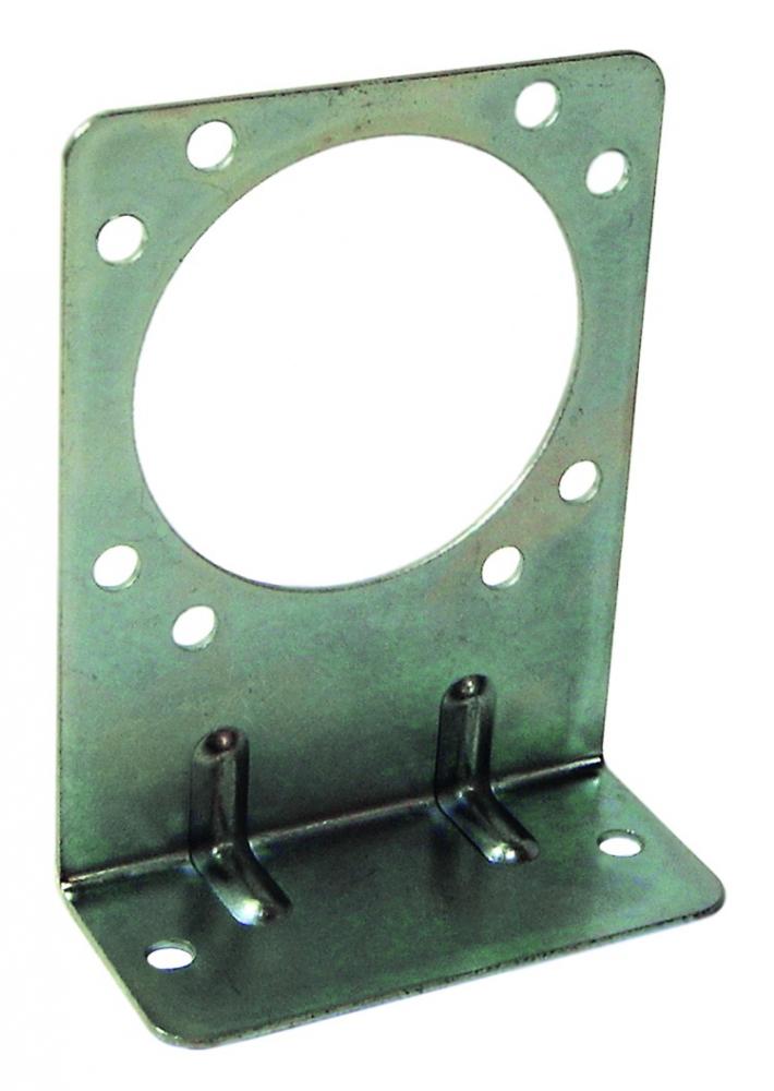 Mounting Bracket for 7 Way Trailer Connectors, Zinc Plated