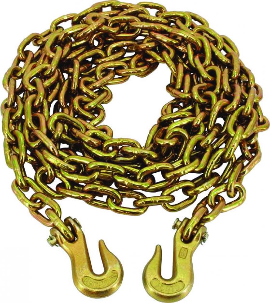 1/2&#34;x20&#39; Gr70 Transport Chain WLL 11300Lbs w/Clevis Grab Hks