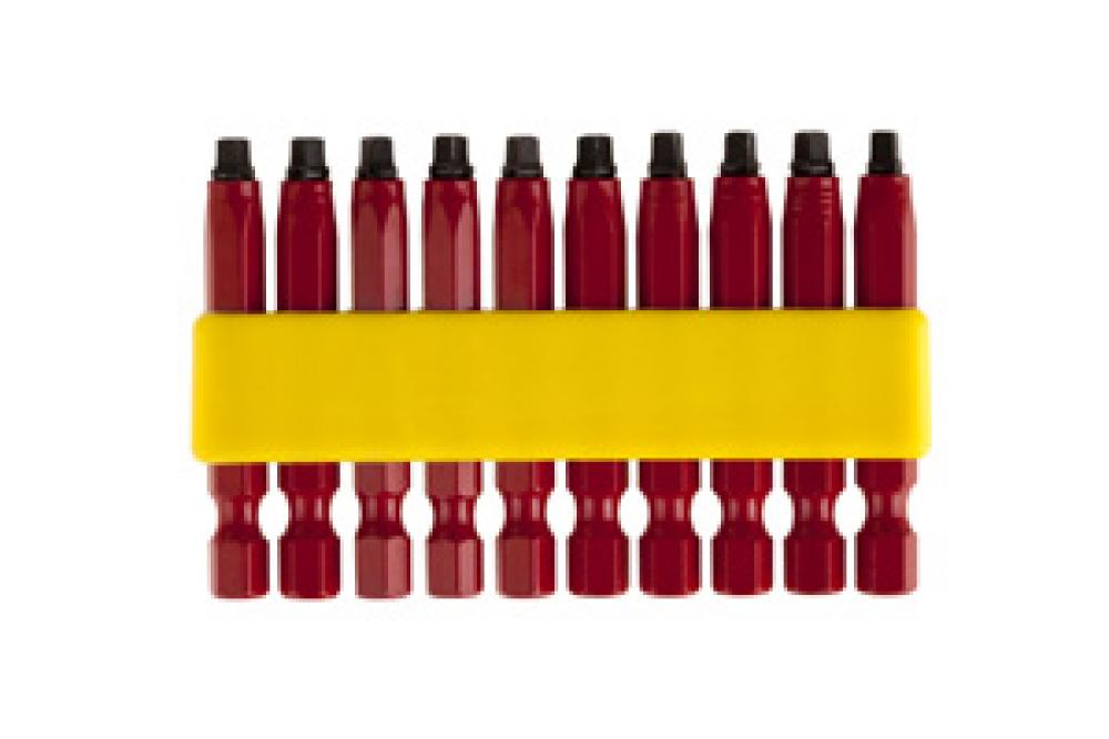 10 Pack Robertson Driver Bits Sq #2 x 2&#34;