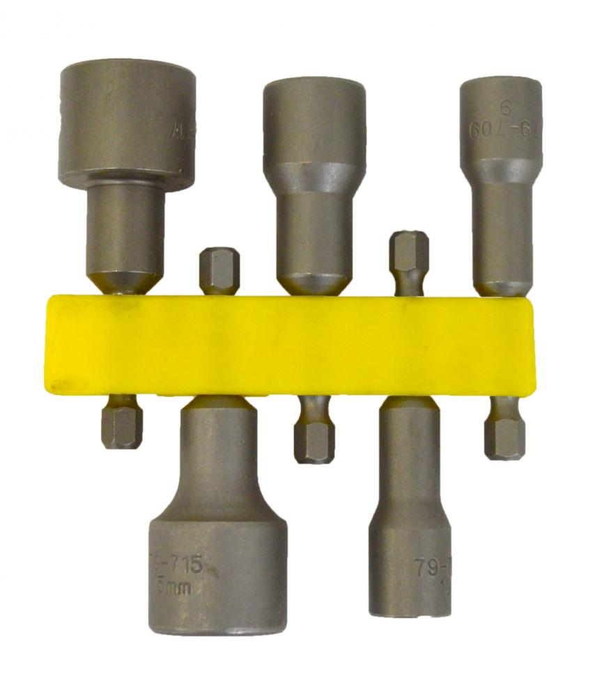 Metric Magnetic Nut 5 Pack