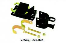 Dynaline 102551 - 2-WAY GATE LATCH, LOCKABLE FOR 1-1/4IN TO 1-1/2IN