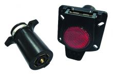 Dynaline 27046 - 7-Way Plug & Socket With Cover