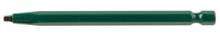 Dynaline 72141 - Robertson Colour Coded Bit - #1 x 4" 2pc Green