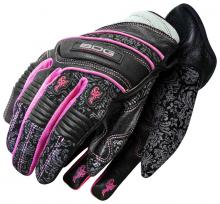 Bob Dale 20-9-104-S Ladies Lined Synthetic Leather Performance Glove Small Black 