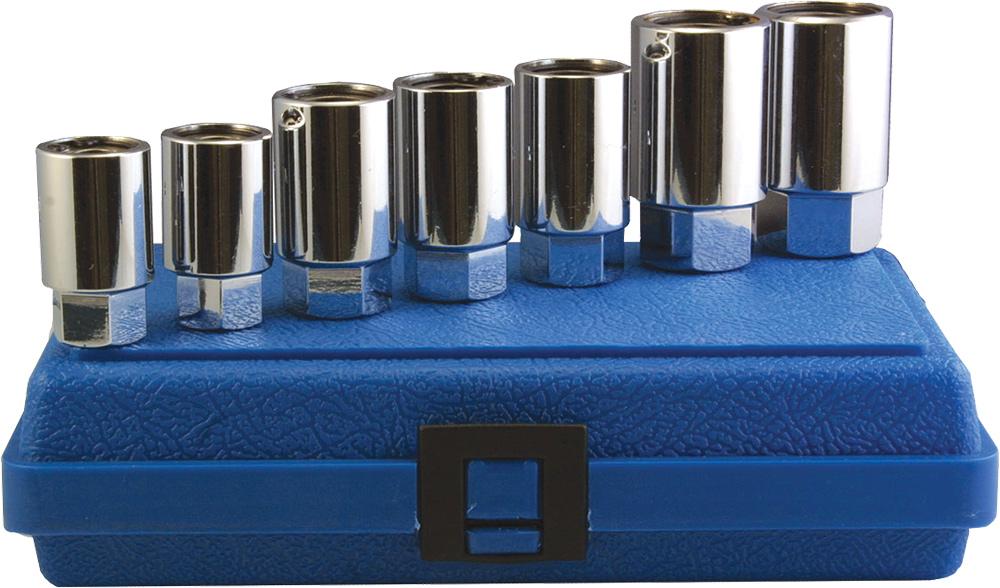 7-PC. SAE STUD PULLER SET - 1/4&#34;, 5/16&#34;, 3/8&#34;, 7/16&#34;, 1/2&#34;, 9/16&#34;, 5/8&#34;