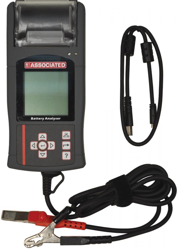 HAND HELD DIGITAL BATTERY-ELECTRICAL SYSTEM TESTER, W/PRINTER