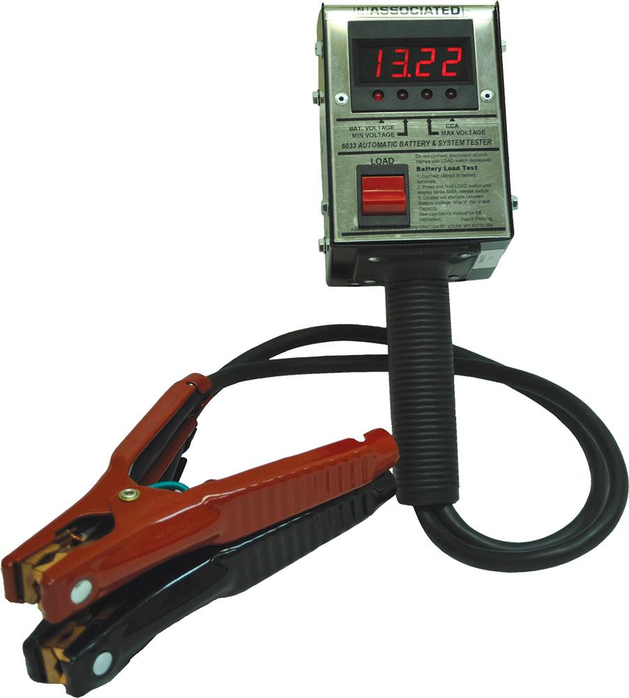 BATTERY TESTER, HH 12V 125A DIGITAL, MEASURES CCA, MAX/MIN VOLTAGE DISPLAY