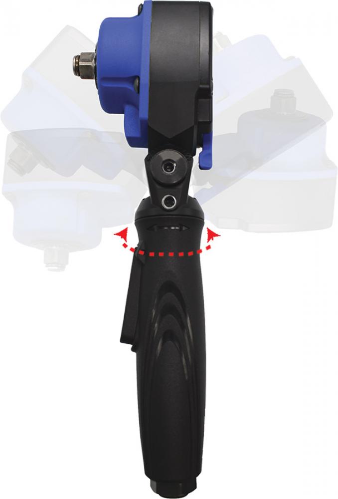3/8&#34; DRIVE NANO FLEX-HEAD ANGLE IMPACT WRENCH, 400 FT-LBS