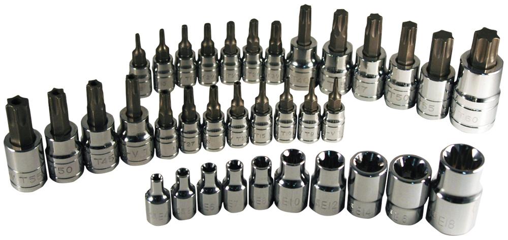 35 PC. STAR BIT SOCKET SET