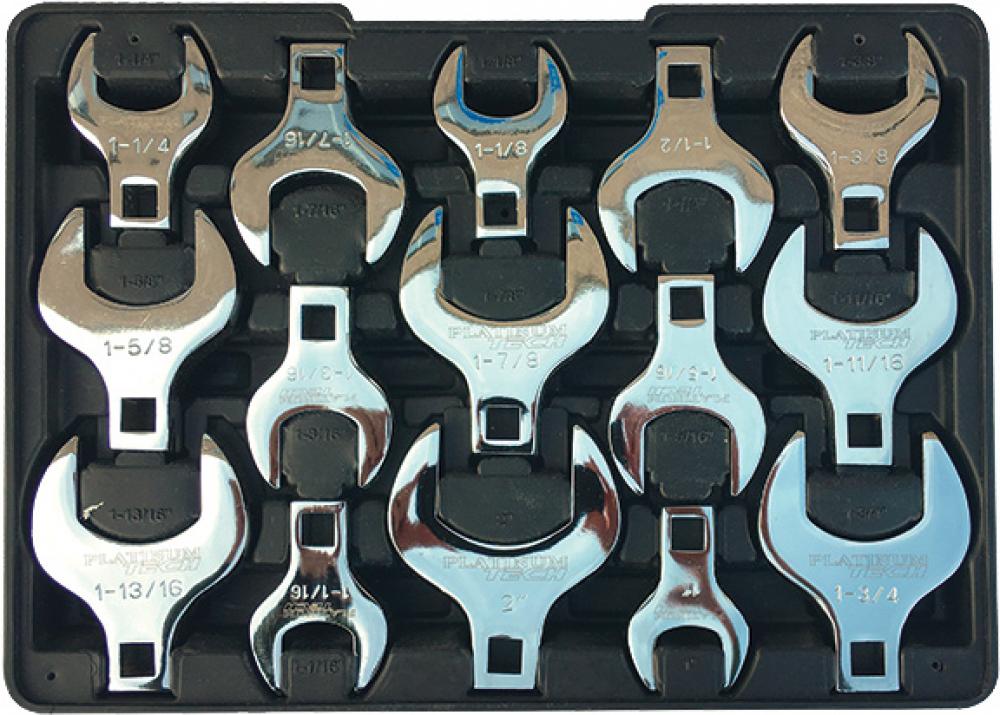 15PC SAE JUMBO CROWFOOT WRENCH SET