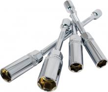 G2S AST-94404 - 4-PC 3/8" DR. 6 PT. MAGNETIC SPARK PLUG UNIVERSAL EXTENSION SOCKET SET