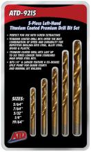 G2S ATD-9215 - 5PC HSS LEFT HANDED DRILL BIT SET