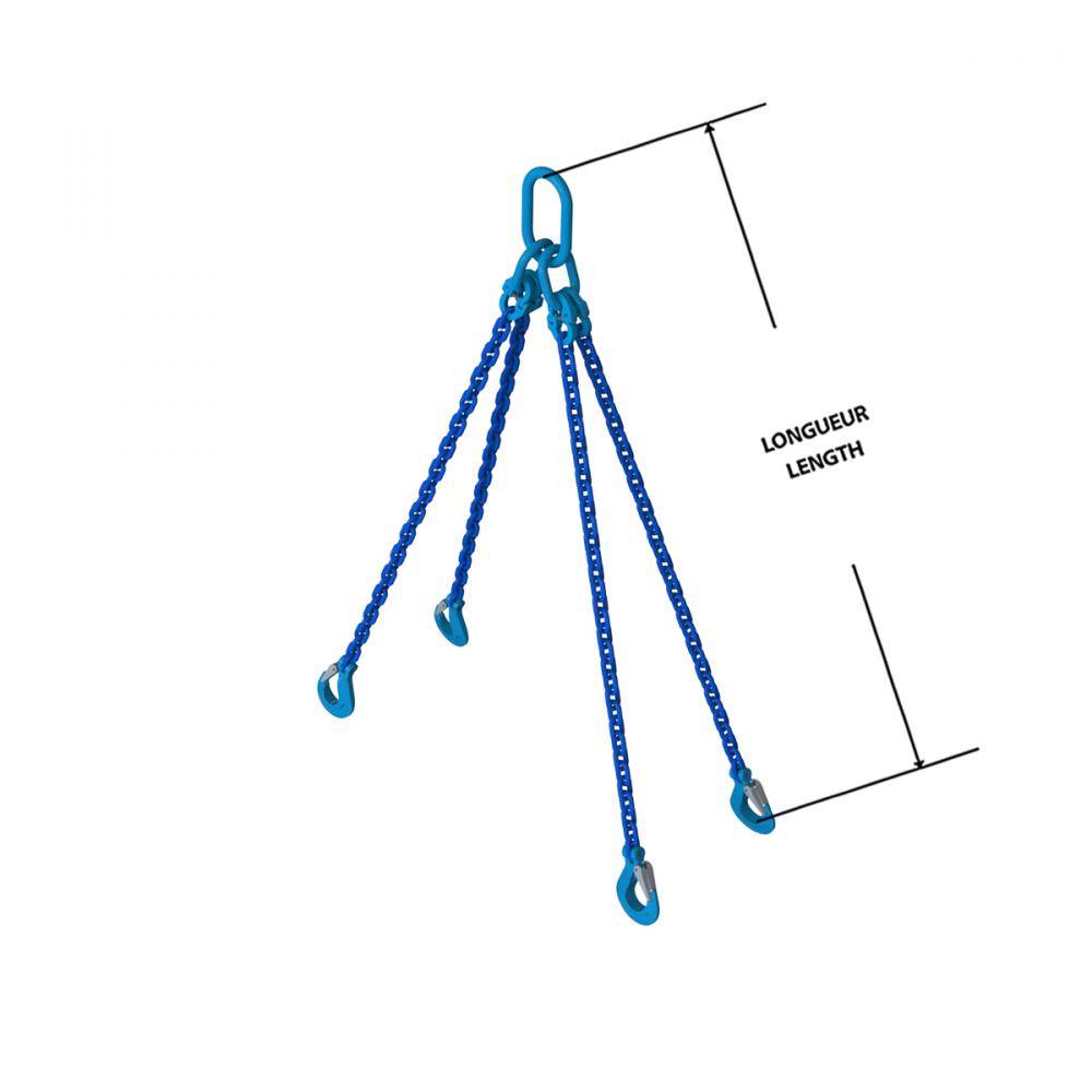 CHAIN SLING G100 QOS 3/8&#34;X12&#39; S317