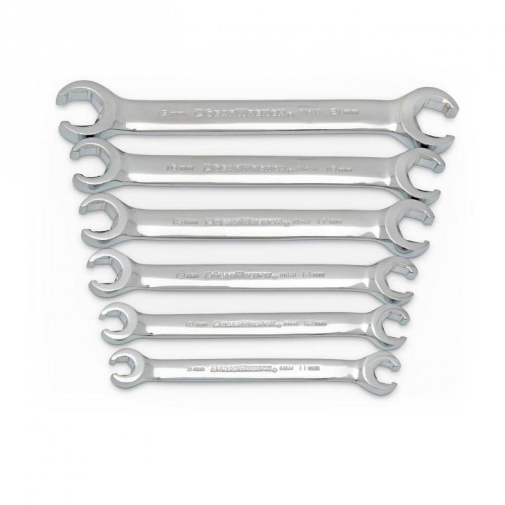 6 Pc. Metric Flare Nut Wrench Set