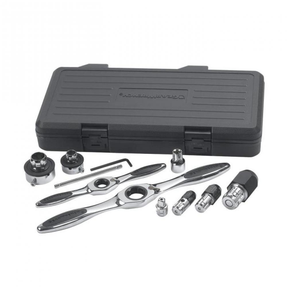 11 Pc. Ratcheting Tap and Die Accessory Set