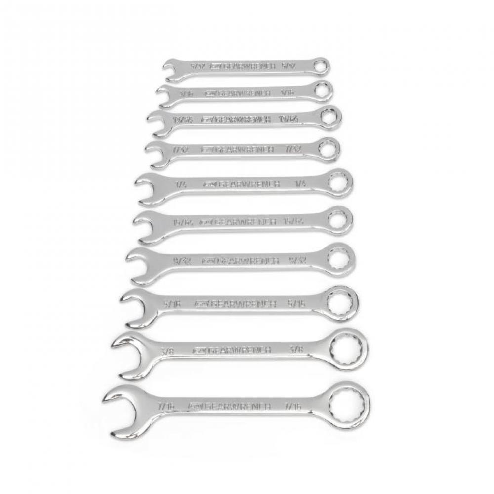 10 Pc. SAE Midget Combination Wrench Set