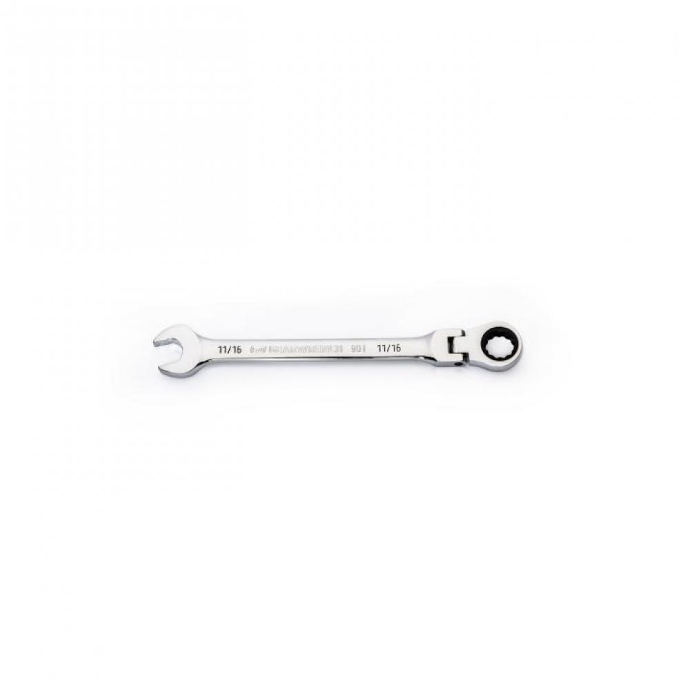 90-Tooth 12 Point Flex Combination Ratcheting Wrenches
