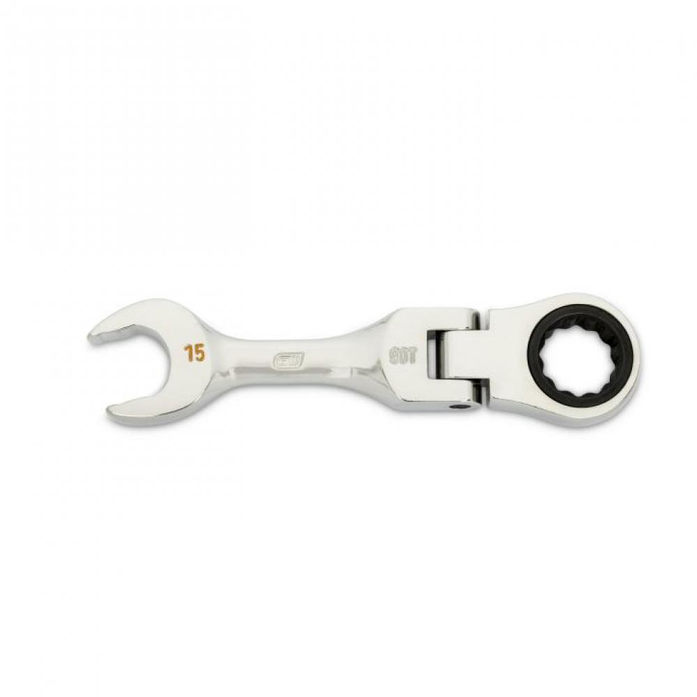 90-Tooth 12 Point Stubby Flex Combination Ratcheting Wrenches
