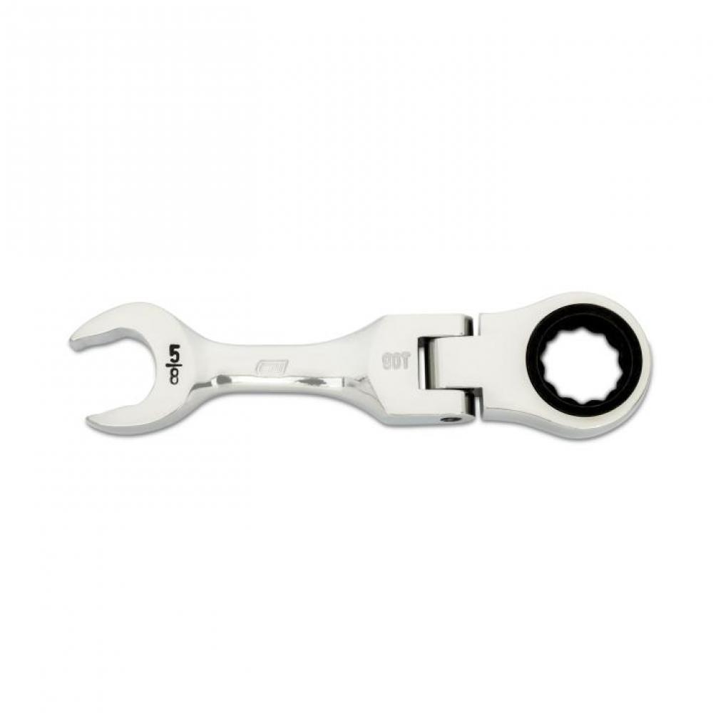 90-Tooth 12 Point Stubby Flex Combination Ratcheting Wrenches