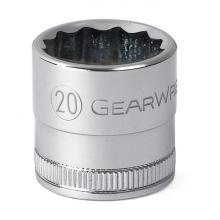 GearWrench 80806 - 1/2" Drive 12 Point Standard Length Sockets