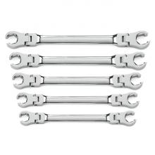 GearWrench 81910 - 5 Pc. SAE Flex Flare Nut Wrench Set